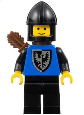 Black Falcon - Black Legs, Black Chin-Guard, Shield Bottom Round, Quiver (cas301) product image 1, provided for visual