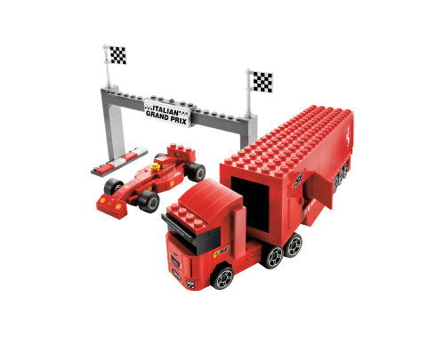 8153 Ferrari F1 Truck (1:55) (Retired) LEGO Racers product image 2, provided for visual reference and product detail review