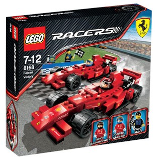 8168 Ferrari Victory (Retired) LEGO Racers product image 1, provided for visual reference and product detail review