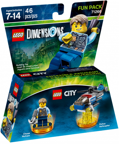 71266 Chase McCain Fun Pack (Retired) LEGO Dimensions product image 1, provided for visual reference and product detail