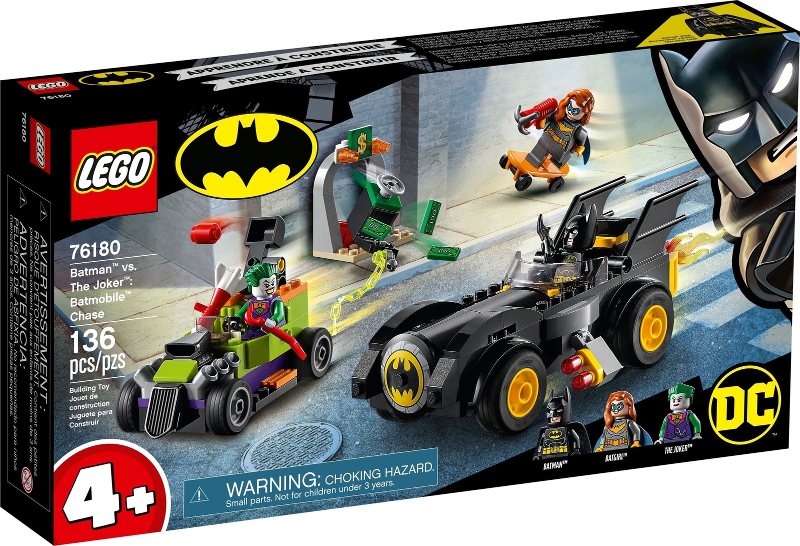 76180 Batman vs. The Joker: Batmobile Chase (Retired) LEGO Super Heroes product image 1, provided for visual reference and