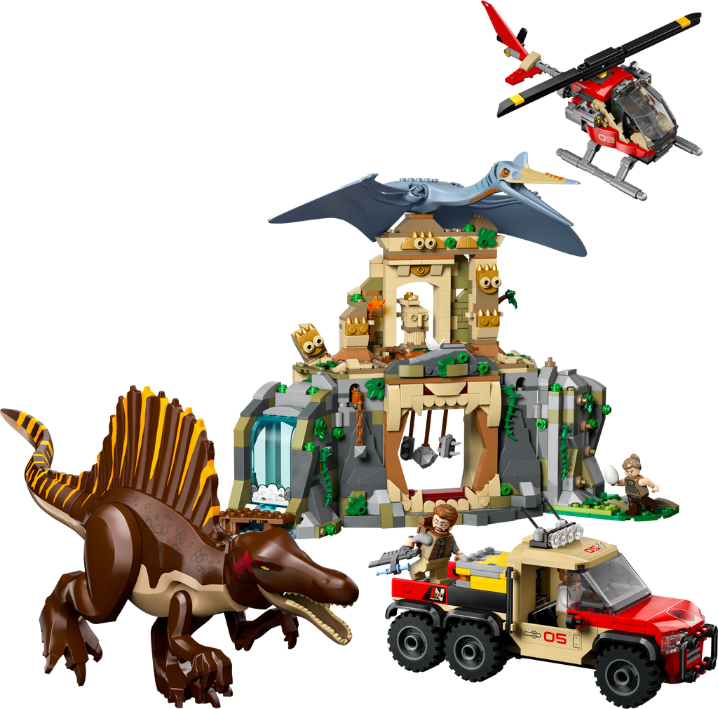 76976 Spinosaurus & Quetzalcoatlus Air Mission (Retired) LEGO Jurassic World product image 3, provided for visual reference