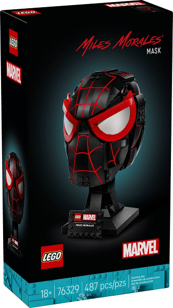 76329 Miles Morales' Mask (Retired) LEGO Super Heroes product image 1, provided for visual reference and product detail