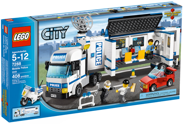 7288 Mobile Police Unit (Retired) LEGO City product image 1, provided for visual reference and product detail review