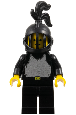 Breastplate - Black, Black Legs, Black Grille Helmet, Black Plume (cas177) product image 1, provided for visual reference