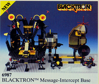 6987 Message Intercept Base (Retired) LEGO Space product image 2, provided for visual reference and product detail review