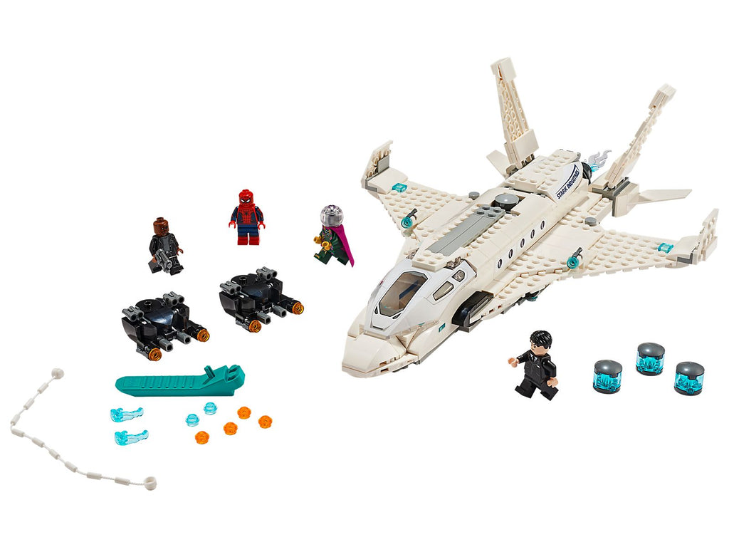 76130 Stark Jet and the Drone Attack (Retired) LEGO Super Heroes product image 2, provided for visual reference and product