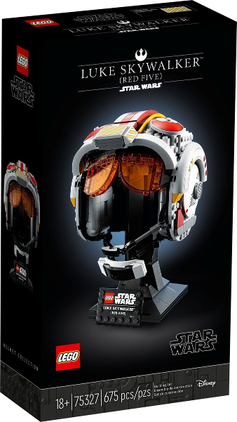 75327 Luke Skywalker (Red Five) Helmet (Retired) LEGO Star Wars product image 1, provided for visual reference and product