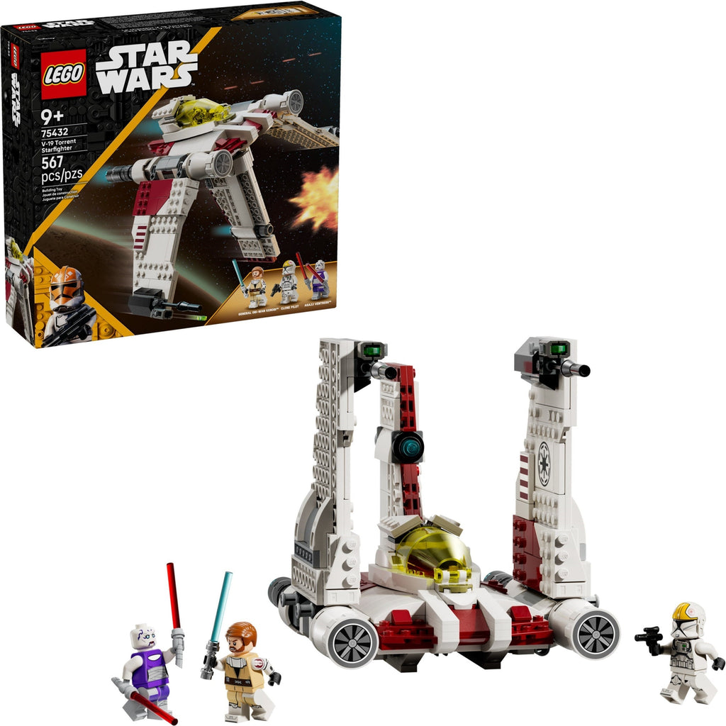 75432 V-19 Torrent Starfighter (Retired) LEGO Star Wars product image 1, provided for visual reference and product detail