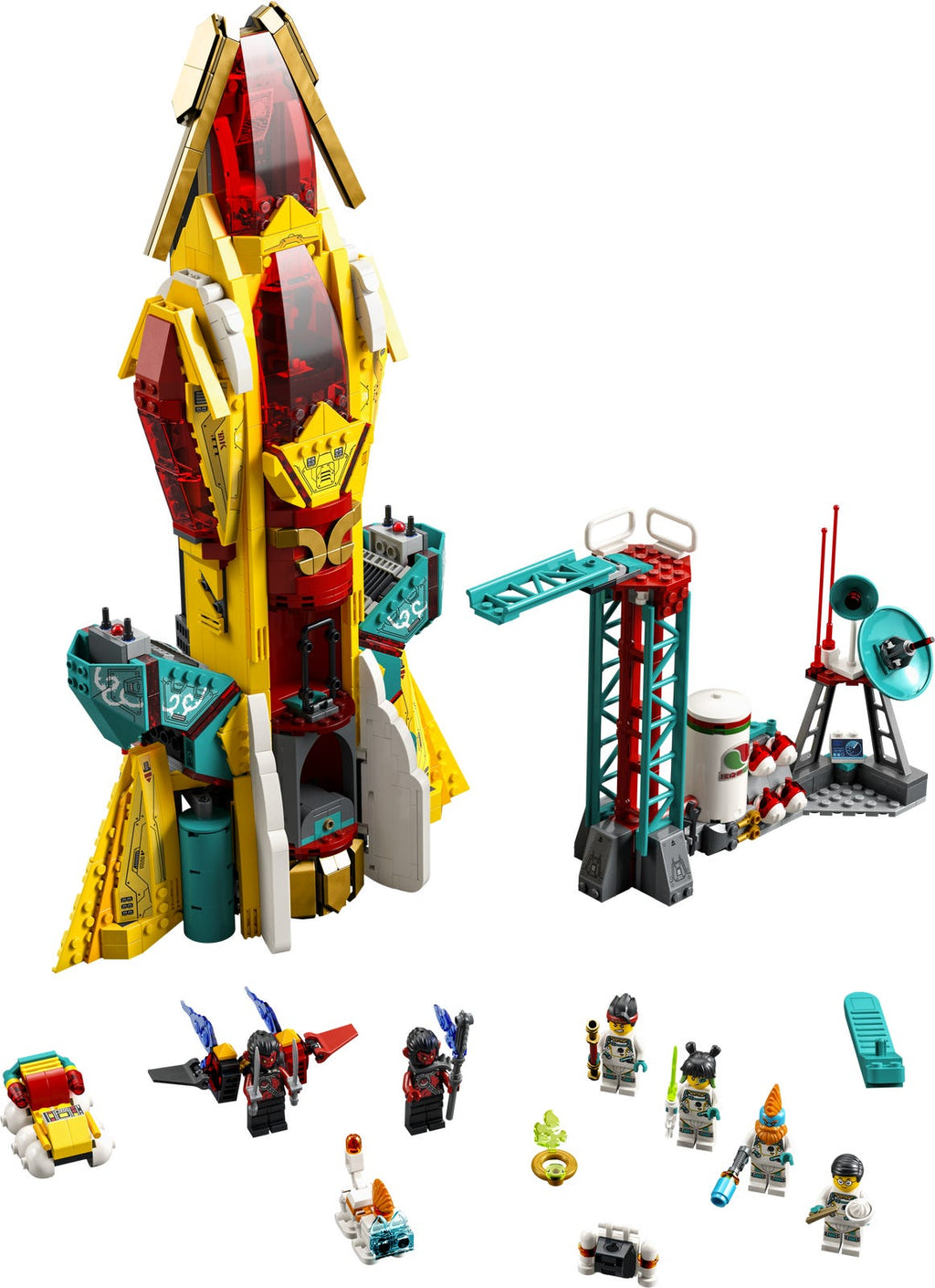 80035 Monkie Kid's Galactic Explorer (Retired) LEGO Monkie Kid product image 2, provided for visual reference and product