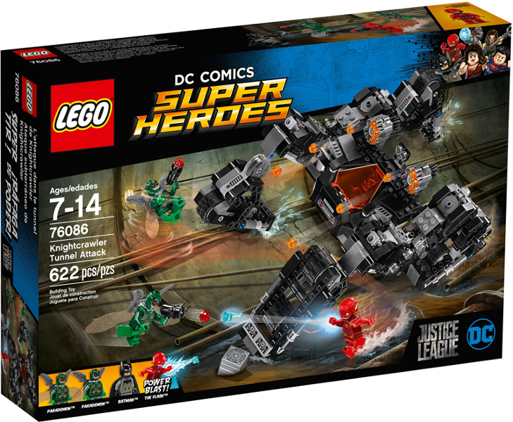 76086 Knightcrawler Tunnel Attack (Retired) LEGO Super Heroes product image 1, provided for visual reference and product