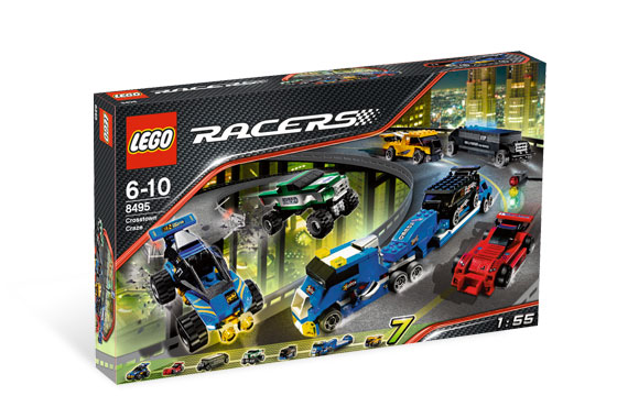 8495 Crosstown Craze (Retired) LEGO Racers product image 1, provided for visual reference and product detail review