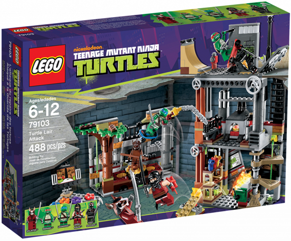 79103 Turtle Lair Attack (Retired) LEGO Teenage Mutant Ninja Turtles product image 1, provided for visual reference and
