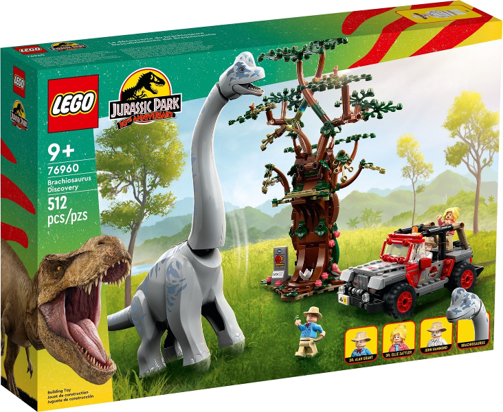 76960 Brachiosaurus Discovery (Retired) LEGO Jurassic World product image 1, provided for visual reference and product