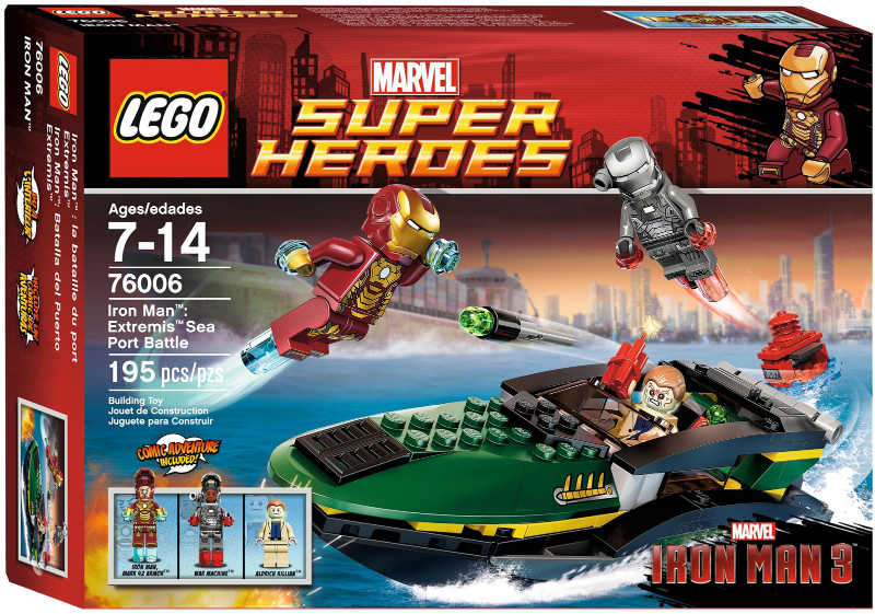 76006 Iron Man: Extremis Sea Port Battle (Retired) LEGO Super Heroes product image 1, provided for visual reference and