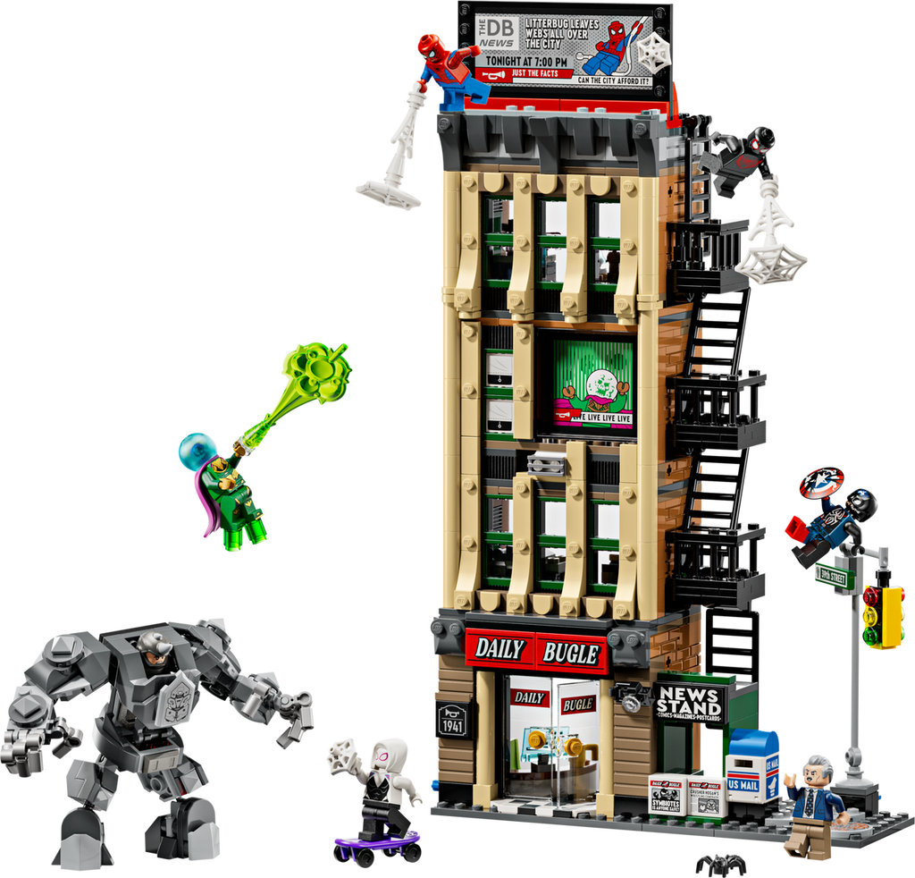 76342 Spider-Man vs. Mysterio: The Daily Bugle (Retired) LEGO Super Heroes product image 3, provided for visual reference