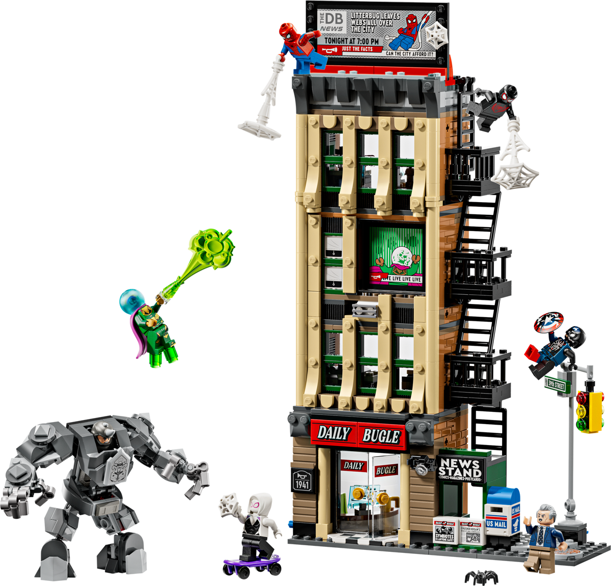 76342 Spider-Man vs. Mysterio: The Daily Bugle (Retired) LEGO Super Heroes product image 3, provided for visual reference