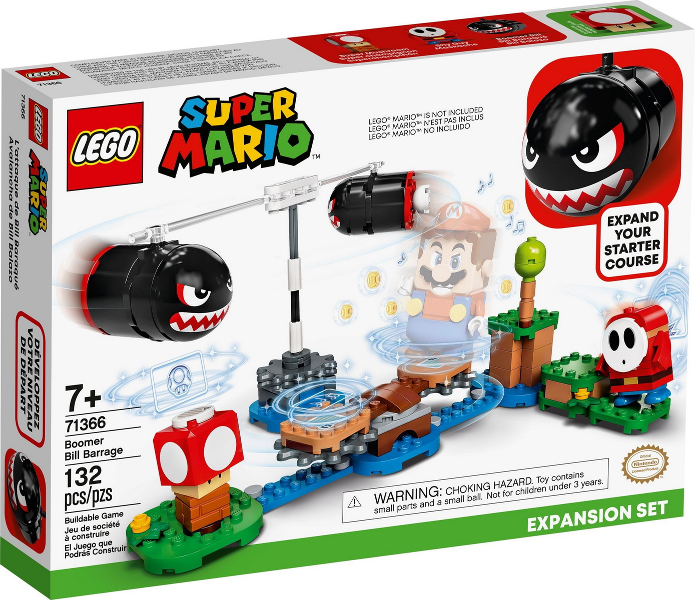 71366 Boomer Bill Barrage - Expansion Set (Retired) LEGO Super Mario product image 1, provided for visual reference and