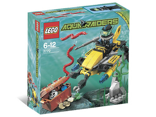 7770 Deep Sea Treasure Hunter (Retired) LEGO Aquazone product image 1, provided for visual reference and product detail