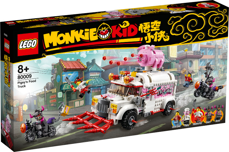 80009 Pigsy's Food Truck (Retired) LEGO Monkie Kid product image 1, provided for visual reference and product detail review