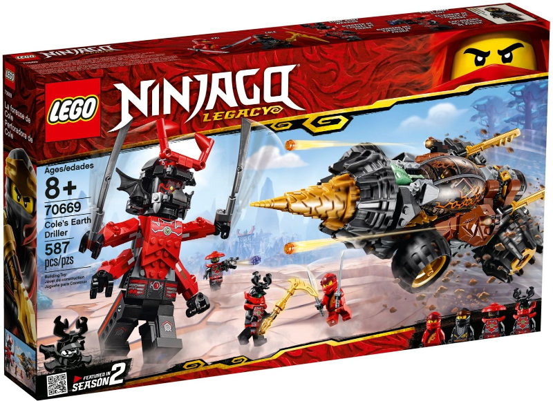 70669 Cole's Earth Driller (Retired) LEGO Ninjago product image 1, provided for visual reference and product detail review