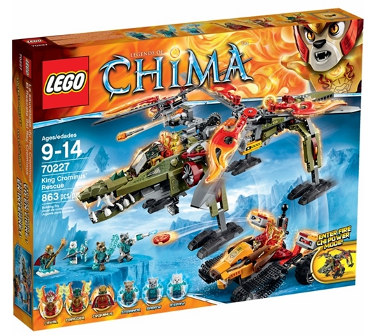 70227 King Crominus' Rescue (Retired) LEGO Legends of Chima product image 1, provided for visual reference and product