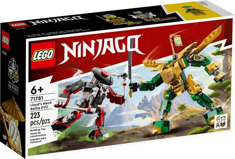 71781 Lloyd's Mech Battle EVO (Retired) LEGO Ninjago product image 1, provided for visual reference and product detail review