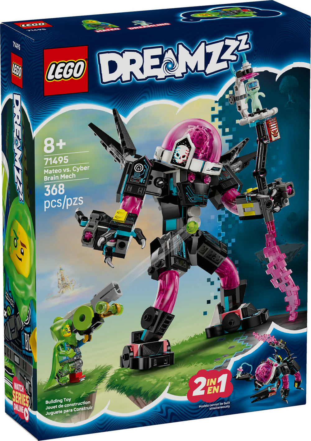 71495 Mateo vs. Cyber Brain Mech (Retired) LEGO Dreamzzz