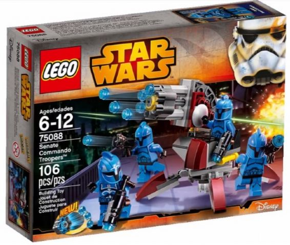 75088 Senate Commando Troopers (Retired) LEGO Star Wars product image 1, provided for visual reference and product detail