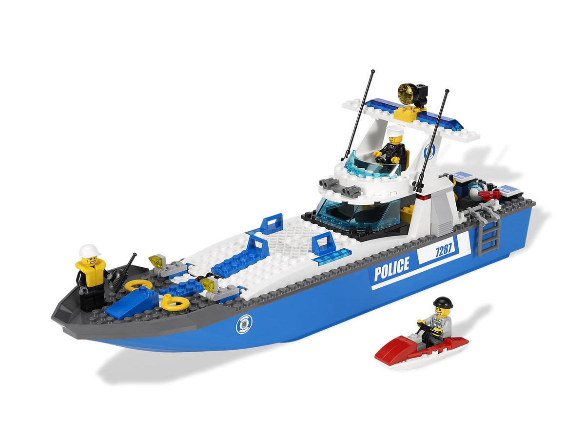 7287 Police Boat (Retired) LEGO City product image 2, provided for visual reference and product detail review