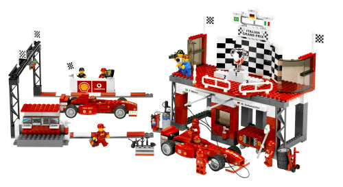 8672 Ferrari Finish Line (Retired) LEGO Racers product image 2, provided for visual reference and product detail review