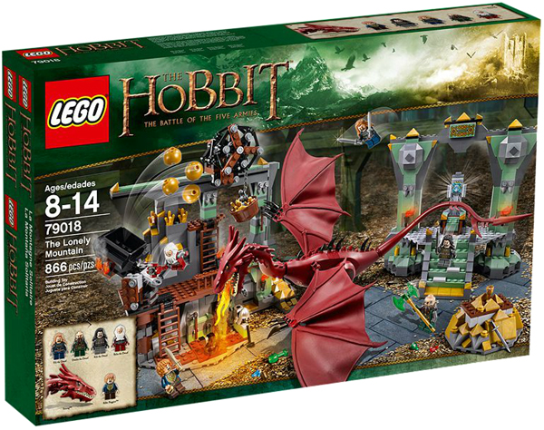 79018 The Lonely Mountain (Retired) LEGO The Hobbit product image 1, provided for visual reference and product detail review