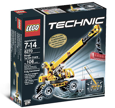 8270 Rough Terrain Crane (Retired) LEGO TECHNIC product image 1, provided for visual reference and product detail review