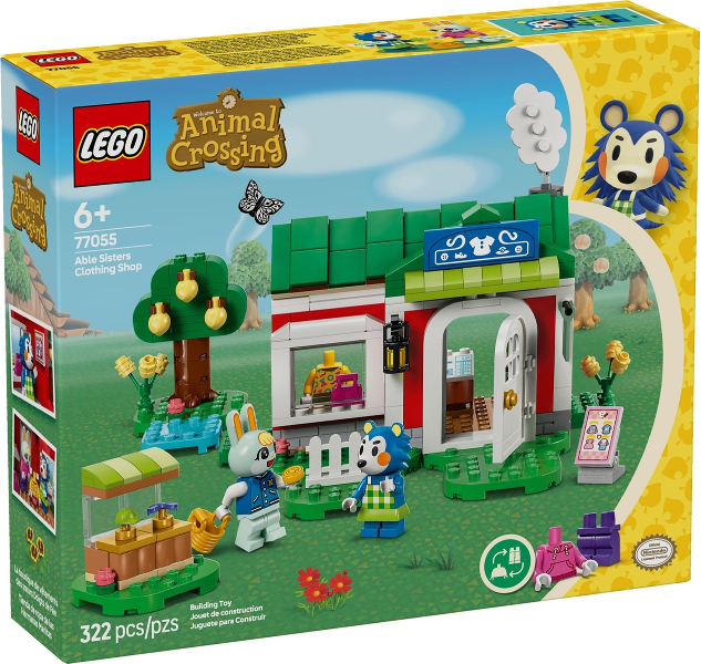77055 Able Sisters' Clothing Shop (Retired) LEGO Animal Crossing product image 1, provided for visual reference and product