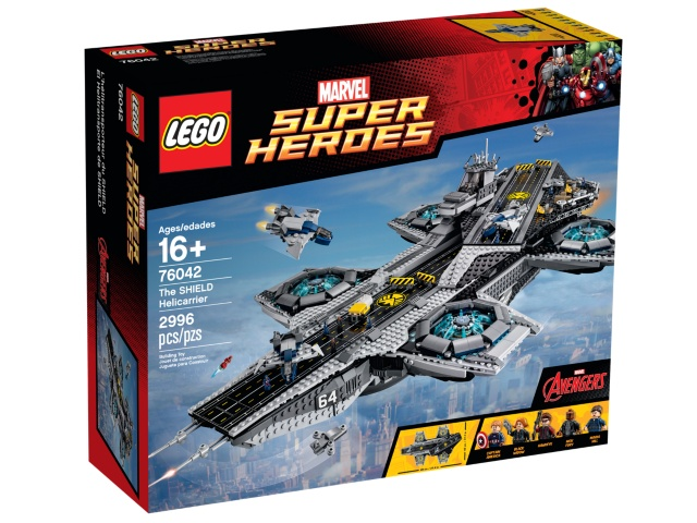 76042 The SHIELD Helicarrier (Retired) LEGO Super Heroes product image 1, provided for visual reference and product detail