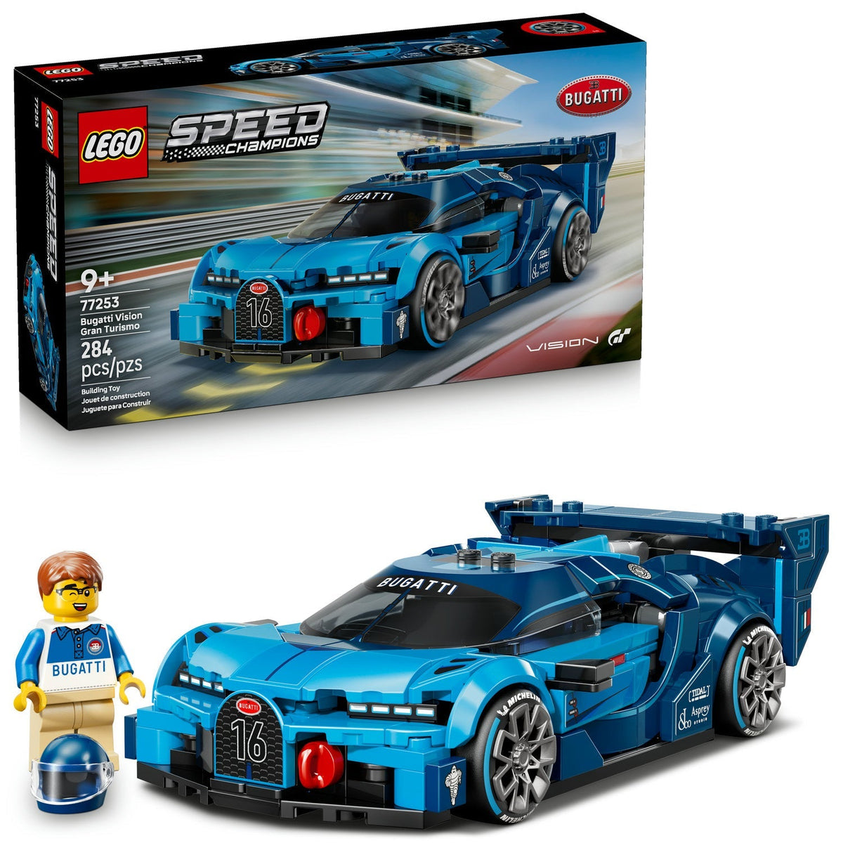 77253 Bugatti Vision Gran Turismo (Retired) LEGO Speed Champions product image 2, provided for visual reference and product