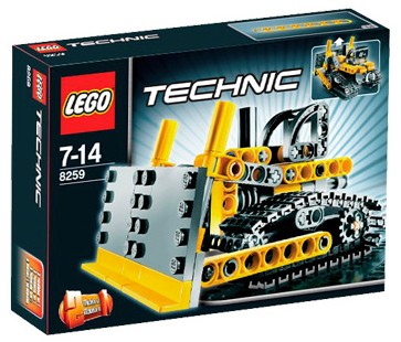 8259 Mini Bulldozer (Retired) LEGO TECHNIC product image 1, provided for visual reference and product detail review
