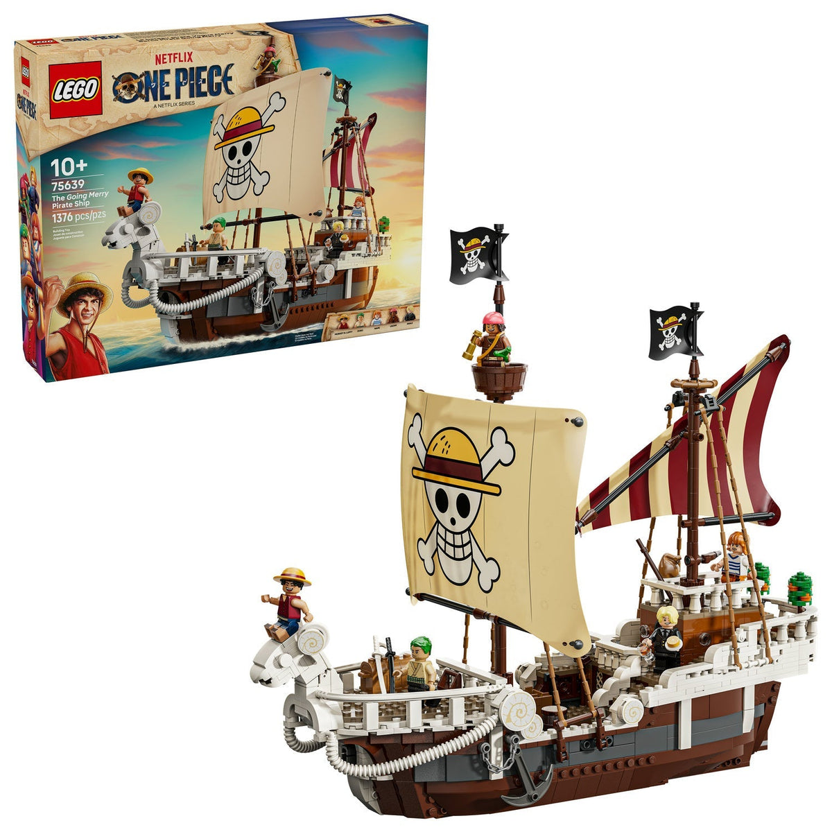 75639 The Going Merry Pirate Ship (Retired) LEGO One Piece product image 2, provided for visual reference and product detail