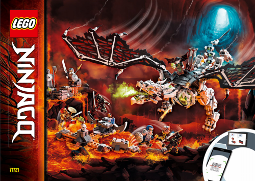 71721 Skull Sorcerer's Dragon (Used) LEGO Ninjago product image 2, provided for visual reference and product detail review