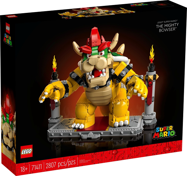 71411 The Mighty Bowser (Retired) LEGO Super Mario product image 1, provided for visual reference and product detail review