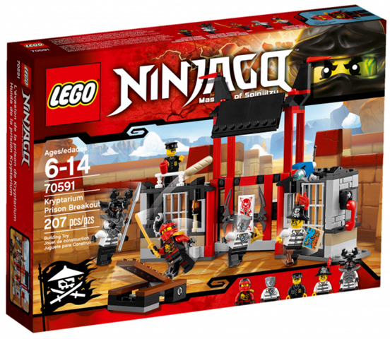 70591 Kryptarium Prison Breakout (Retired) LEGO Ninjago product image 1, provided for visual reference and product detail