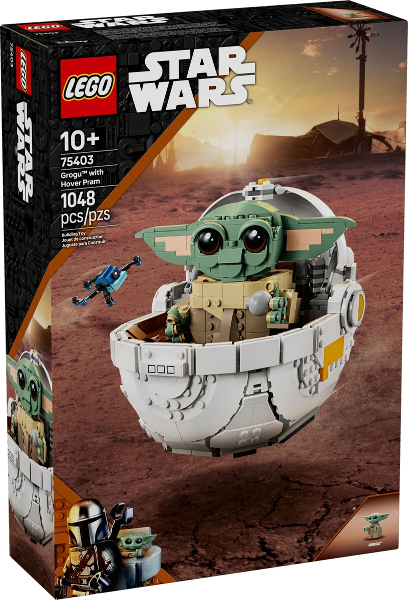 75403 Grogu with Hover Pram (Retired) LEGO Star Wars product image 1, provided for visual reference and product detail review