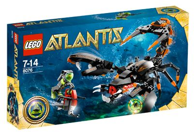 8076 Deep Sea Striker (Retired) LEGO Atlantis product image 1, provided for visual reference and product detail review