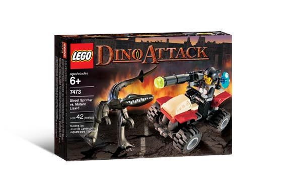 7473 Steel Sprinter vs. Mutant Lizard (Retired) LEGO Dino Attack product image 1, provided for visual reference and product