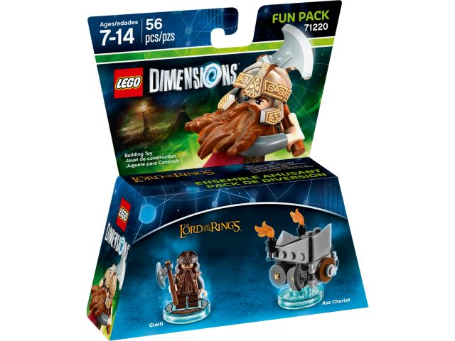 71220 Gimli Fun Pack (Retired) LEGO Dimensions product image 1, provided for visual reference and product detail review