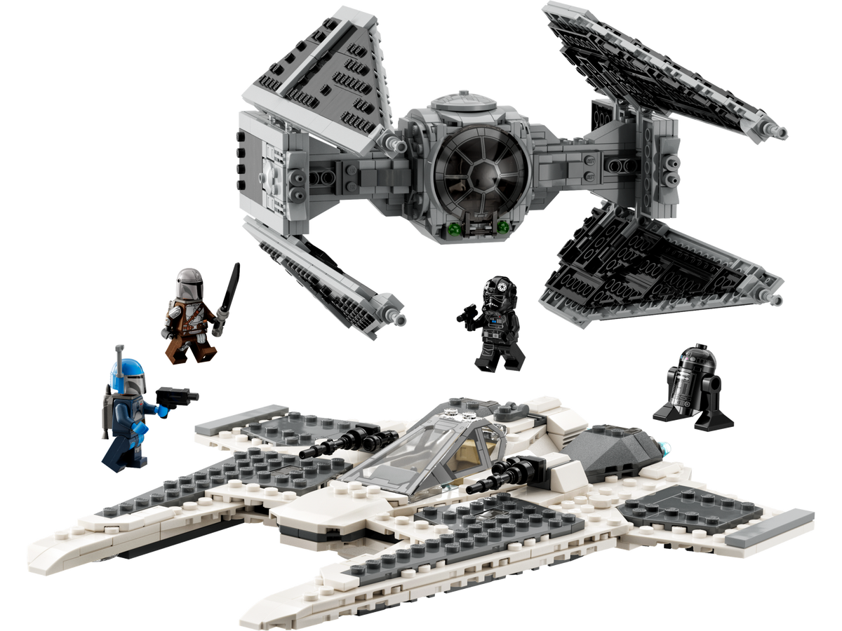 75348 Mandalorian Fang Fighter vs. TIE Interceptor (Retired) LEGO Star Wars product image 2, provided for visual reference