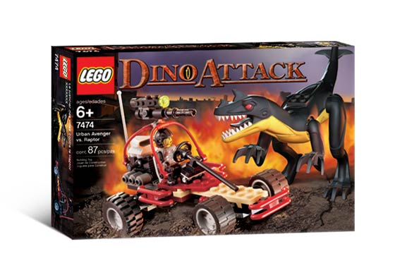 7474 Urban Avenger vs. Raptor (Retired) LEGO Dino Attack