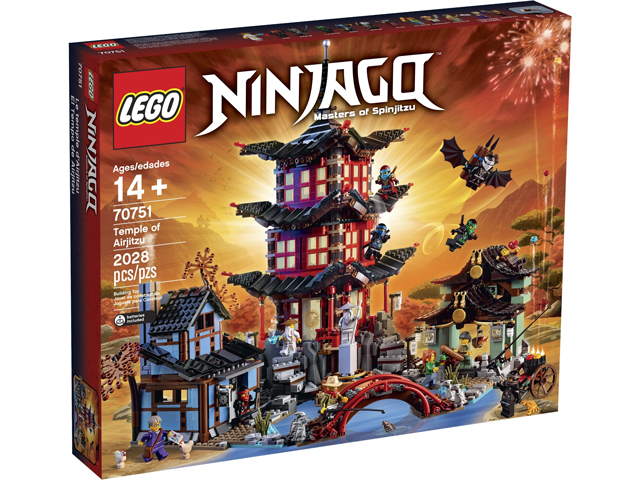 70751 Temple of Airjitzu (Retired) LEGO Ninjago product image 1, provided for visual reference and product detail review
