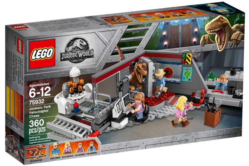 75932 Jurassic Park Velociraptor Chase (Retired) LEGO Jurassic World product image 1, provided for visual reference and