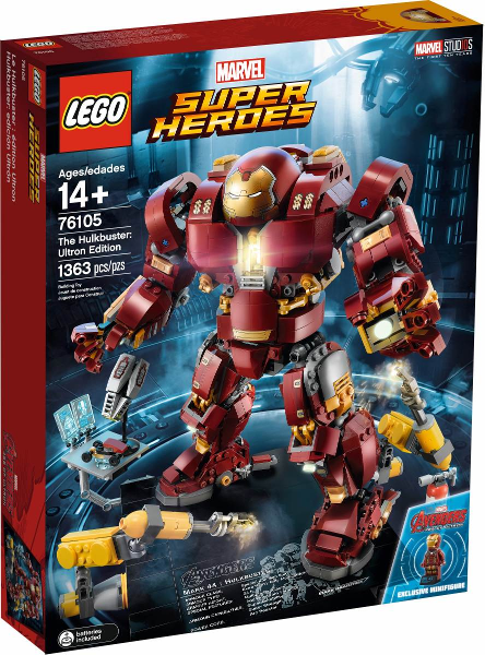 76105 The Hulkbuster: Ultron Edition (Retired) LEGO Super Heroes product image 1, provided for visual reference and product